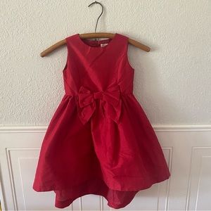 Hope and Henry Red Bow Holiday Dress